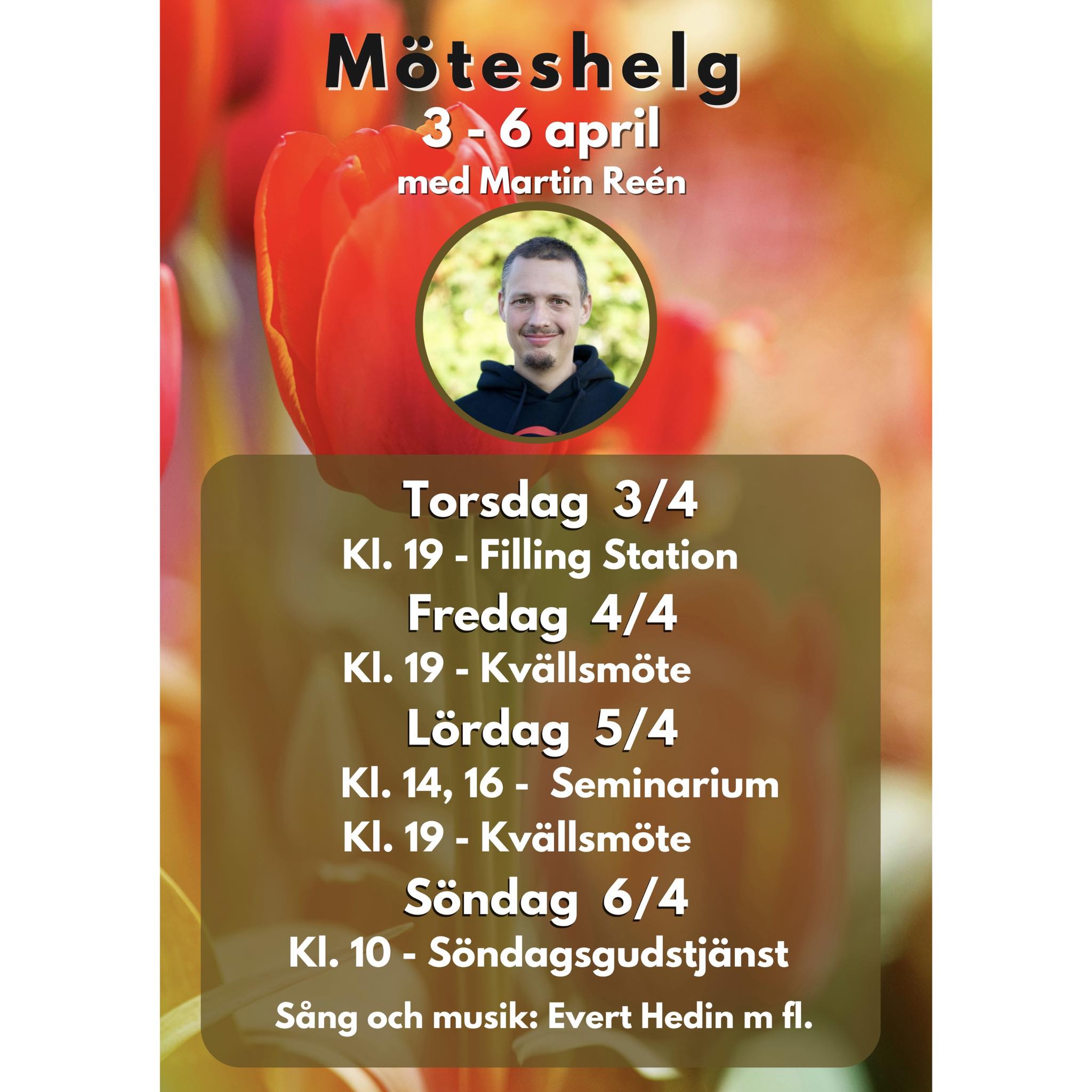 Välkommen till möteshelg med Martin Reén!
